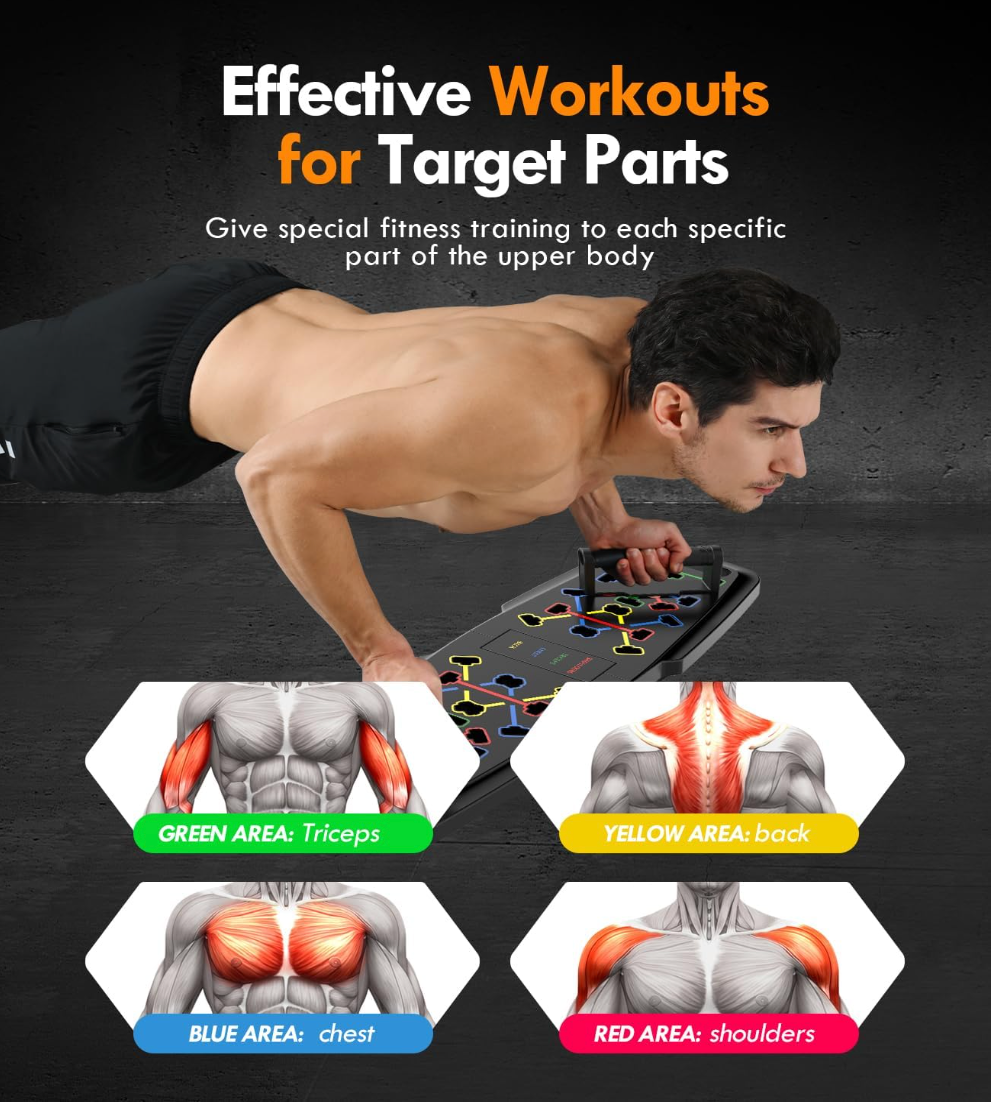 MotionPro Smart Fitness Push-Up Board