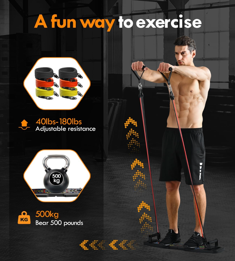 MotionPro Smart Fitness Push-Up Board