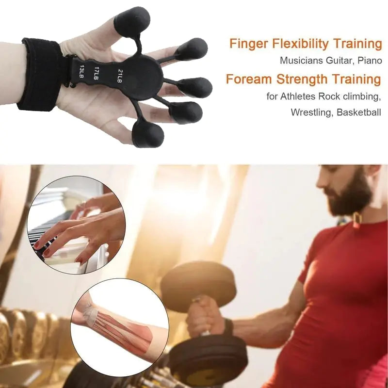 6 Resistant Strength Finger Gripper Exerciser